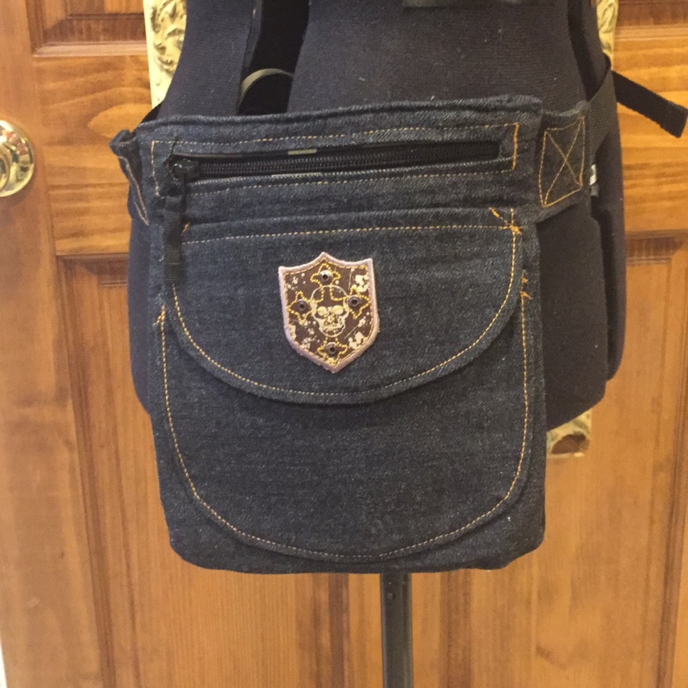Denim Hip Bag
